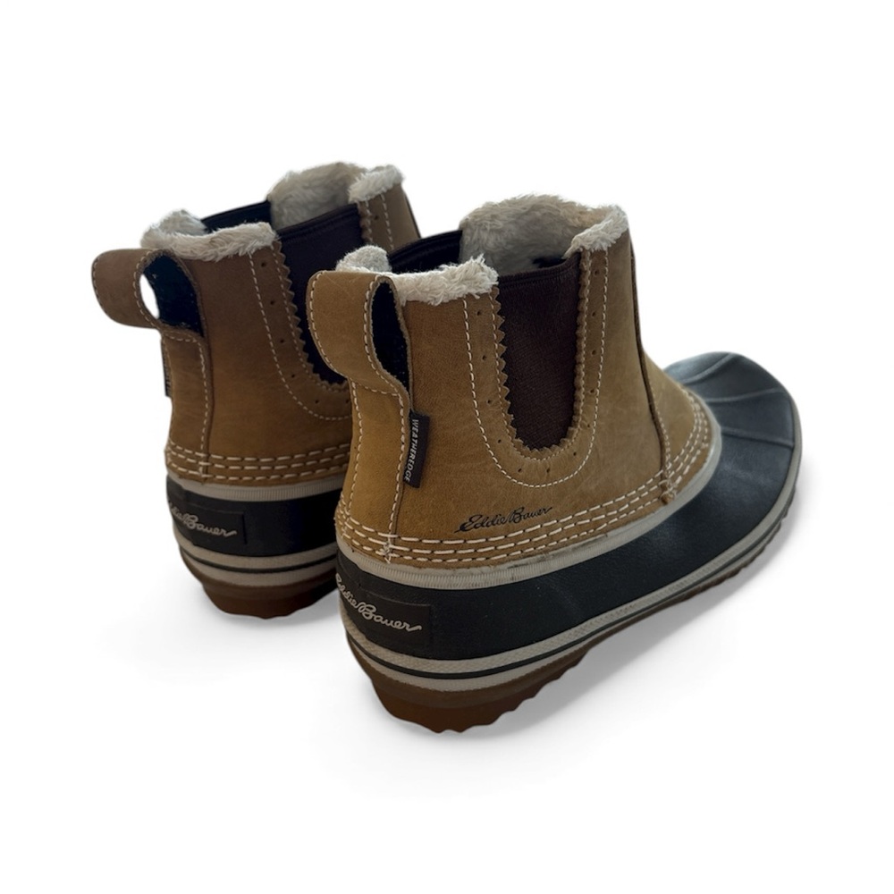 Women’s Brown and Black Eddie Bauer Hunt Pack Duck Boots, Size 6 - Picture 2 of 6